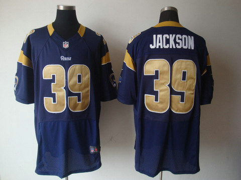 nfl Nike Elite Jersey St. Louis Rams 39 steven jackson blue